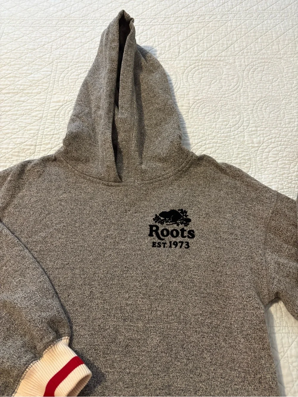 Roots Cabin hooded dress. Size girls large.